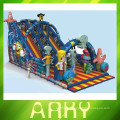 Los niños felices hinchable inflable castillo saltando castillo inflable bouncer